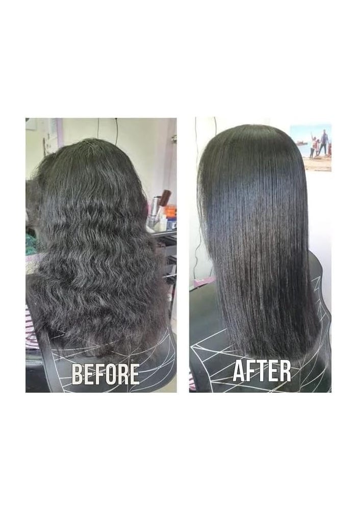 AHGLOW Professional Hair Straightening and Rebonding System with Keratin - Extra Strength Formula - Image 3